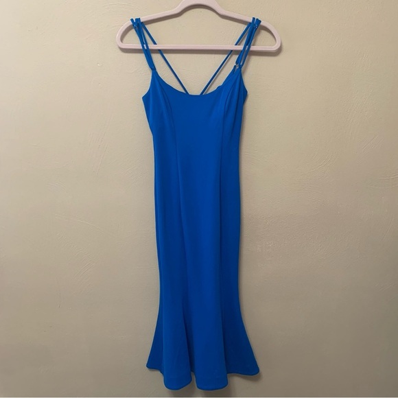 NBD Melody Midi Dress in Cerulean Blue Size XXS New NWT - Picture 2 of 11